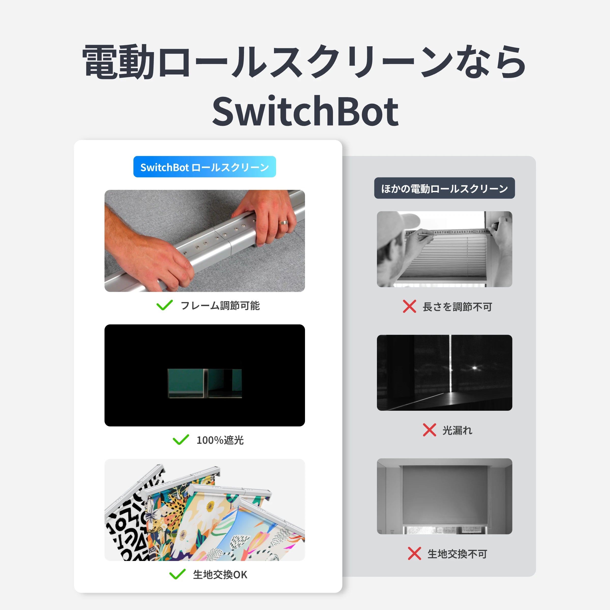 SwitchBot ロールスクリーン